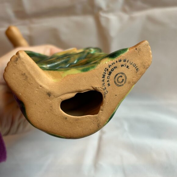 vtg 1950s Ceramic Arts Studio Madison Wis. Betty Harringon Balinese Dancer Man - Picture 5 of 9